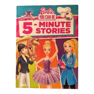 Barbie "You Can Be Anything – Just Like Barbie" 5-Minute Stories Book 📚💖